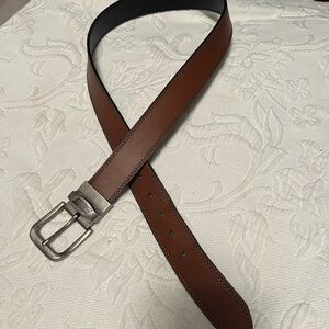 Dickies Men's Brown Leather Belt